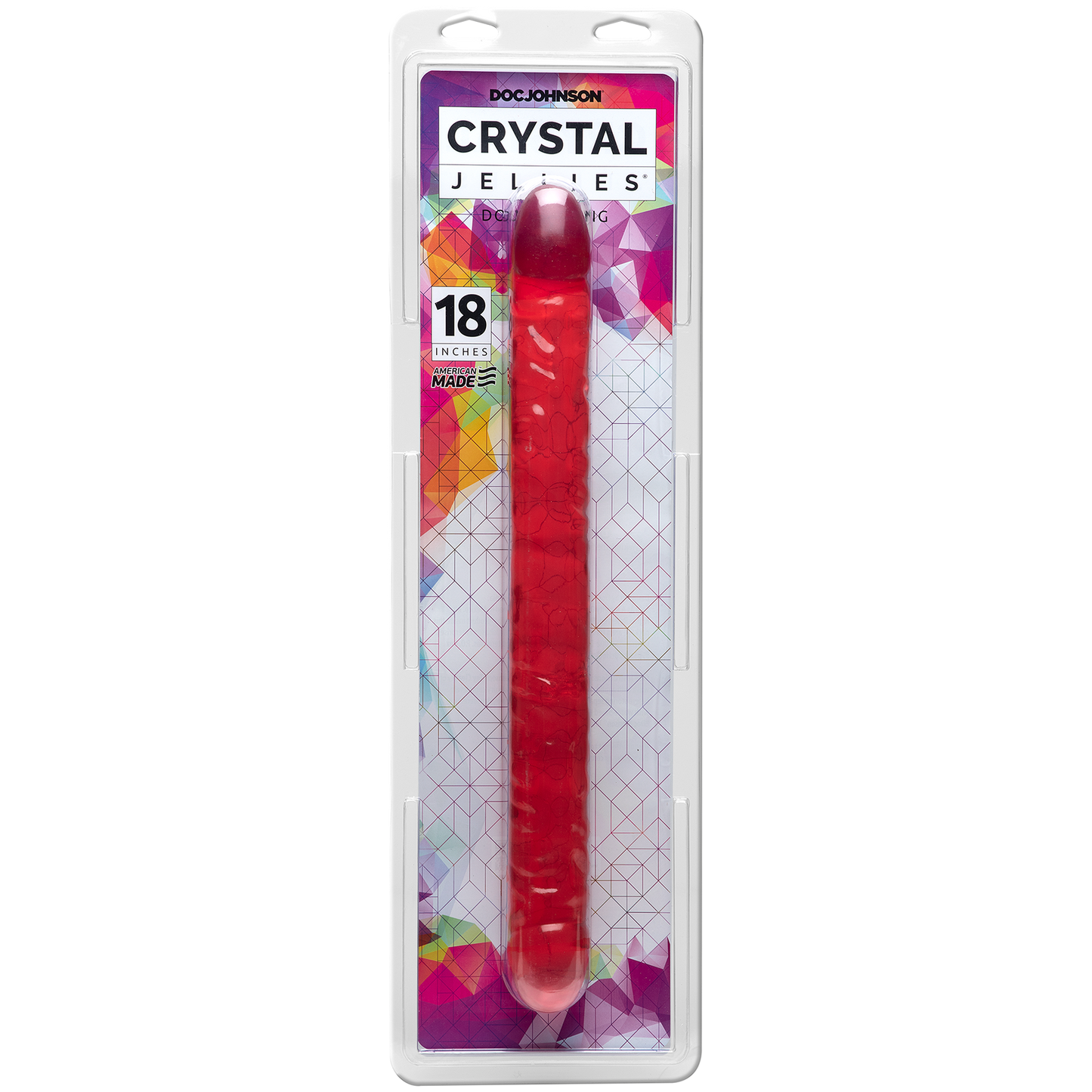 CRYSTAL JELLIES - 18 INCH DOUBLE DO PINK