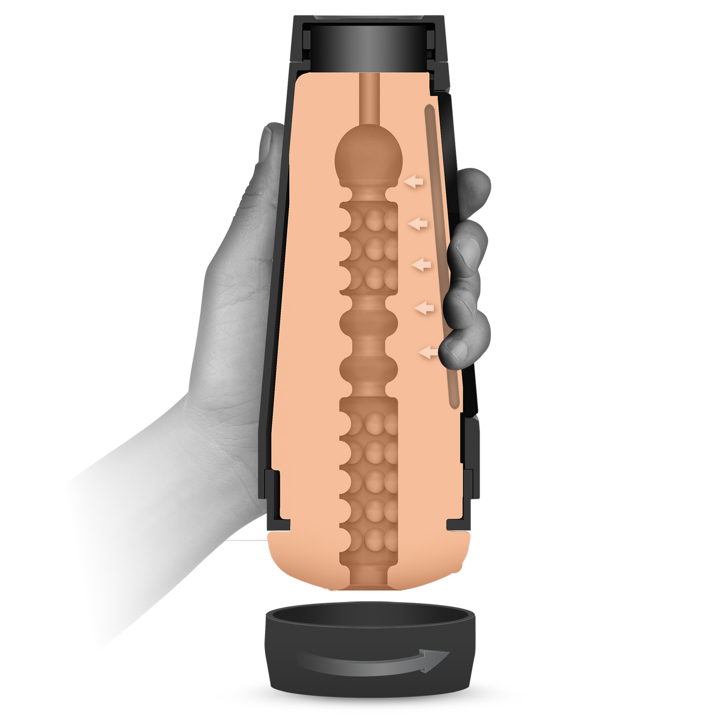 Doc Johnson Main Squeeze - Remy LaCroix - ULTRASKYN Stroker - Pussy - Vanilla