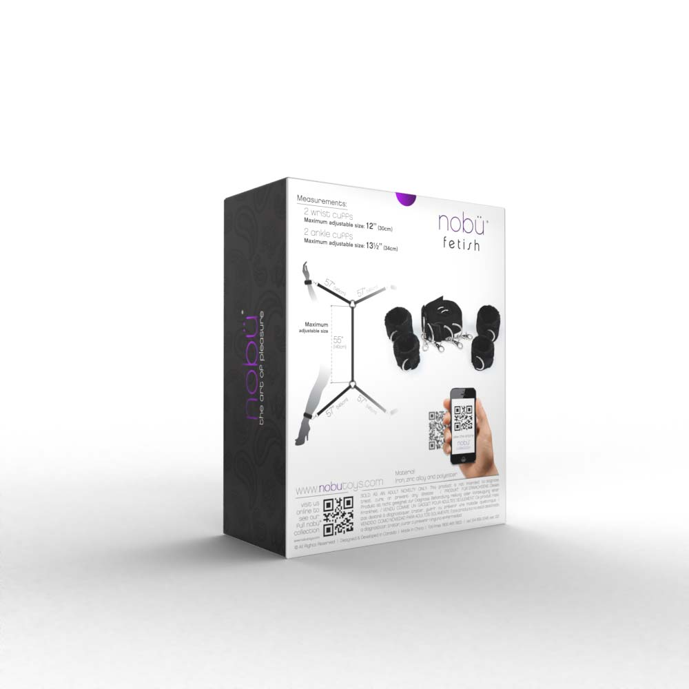 NOBU BR1 UNDER THE BED RESTRAI - BLACK