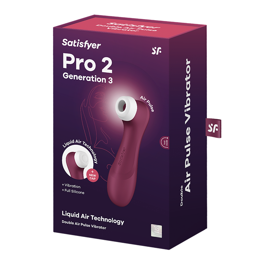 Satisfyer Pro 2 Generation 3 - Wine Red