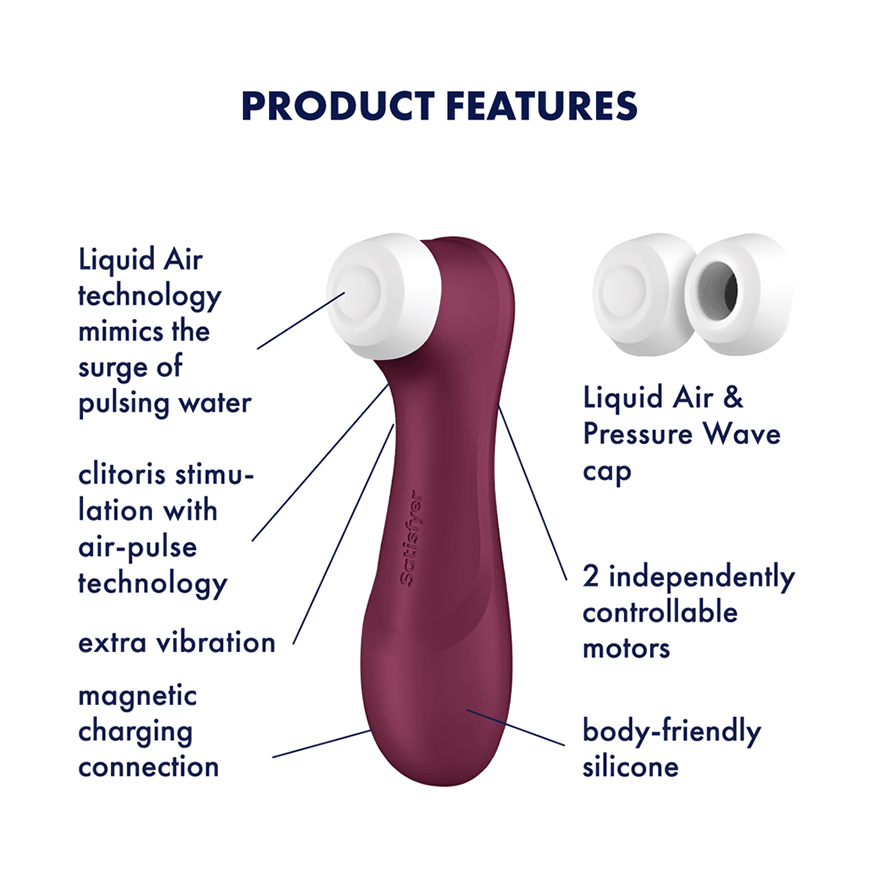 Satisfyer Pro 2 Generation 3 - Wine Red