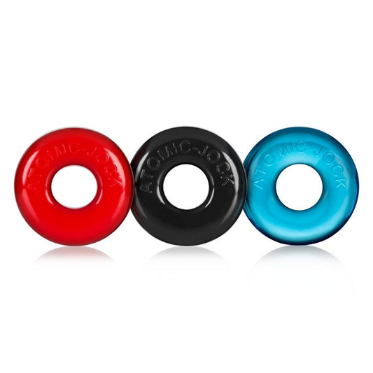Oxballs RINGER, 3-pack of DO-NUT-1 -  MULTI