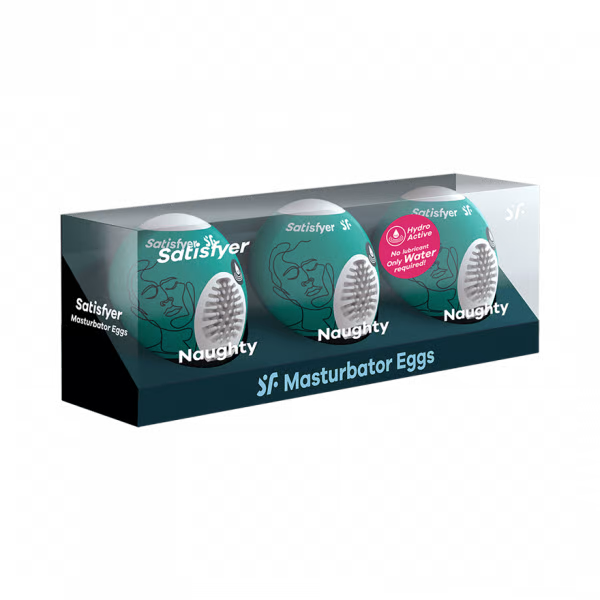 Satisfyer Masturbator Egg 3er Set (Naughty) Dark Green