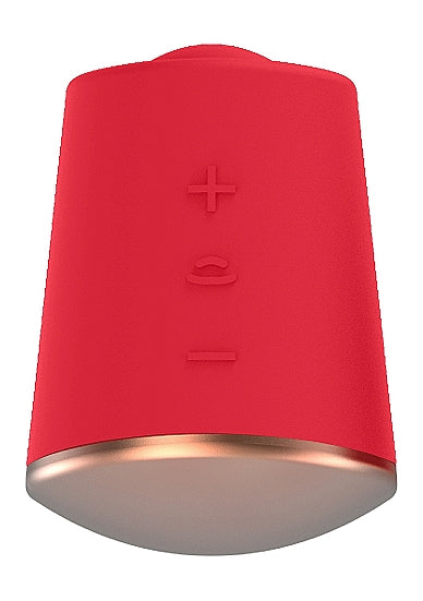 Shots Toys Elegance Dazzling Rotating & Vibrating Clitoral Stimulator Red