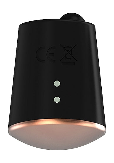 Shots Toys Elegance Dazzling Rotating & Vibrating Clitoral Stimulator Black