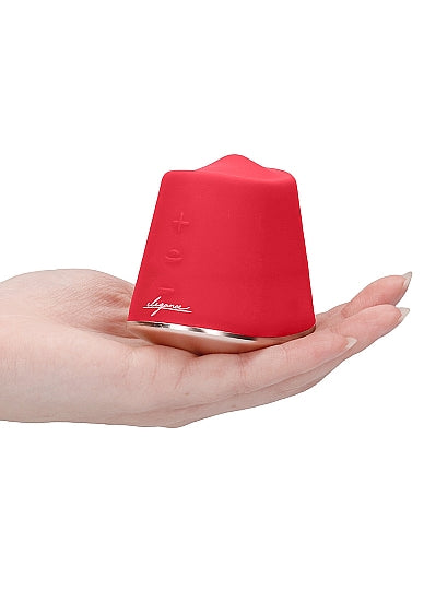 Shots Toys Elegance Dazzling Rotating & Vibrating Clitoral Stimulator Red