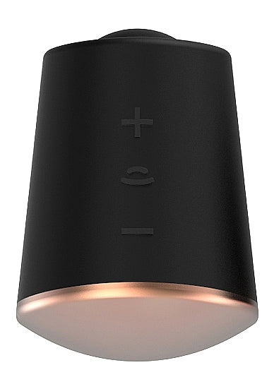 Shots Toys Elegance Dazzling Rotating & Vibrating Clitoral Stimulator Black