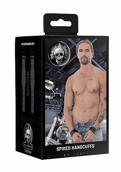 Shots Toys Skulls & Bones Handcuffs w Spikes