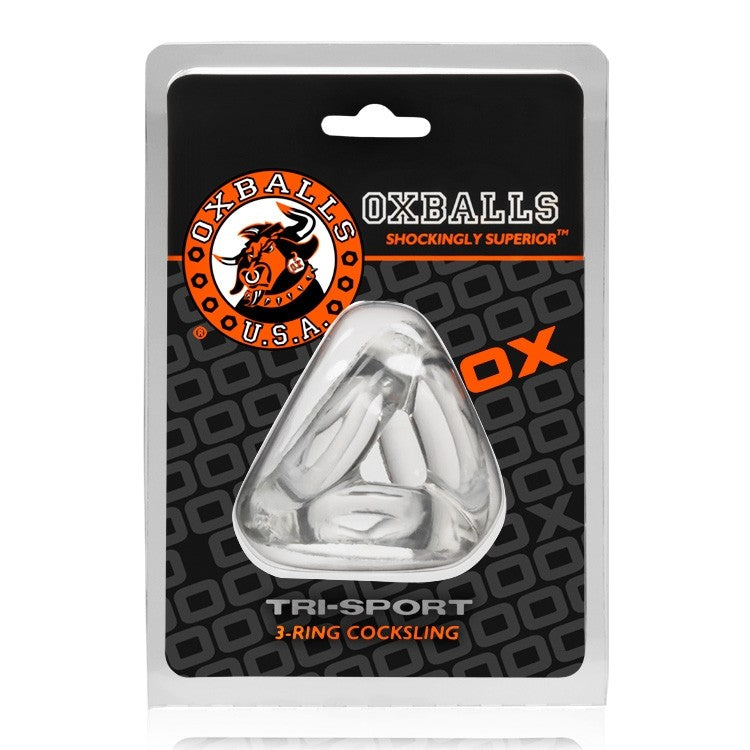 Oxballs TRI-SPORT, cocksling - CLEAR