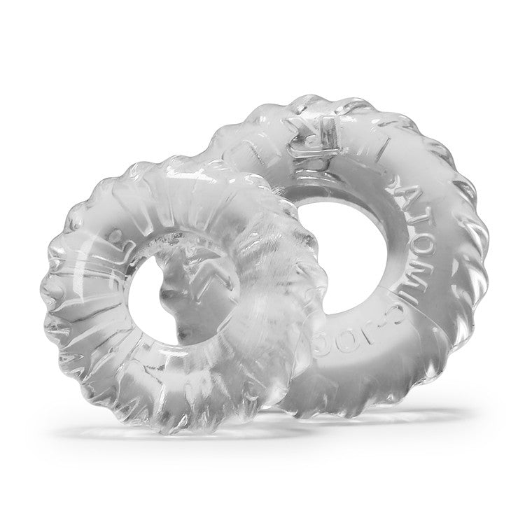 Oxballs TRUCKT, 2-pack cockring - CLEAR