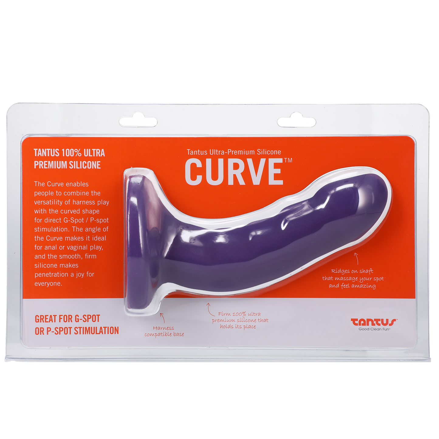 Tantus Curve Amethyst Medium