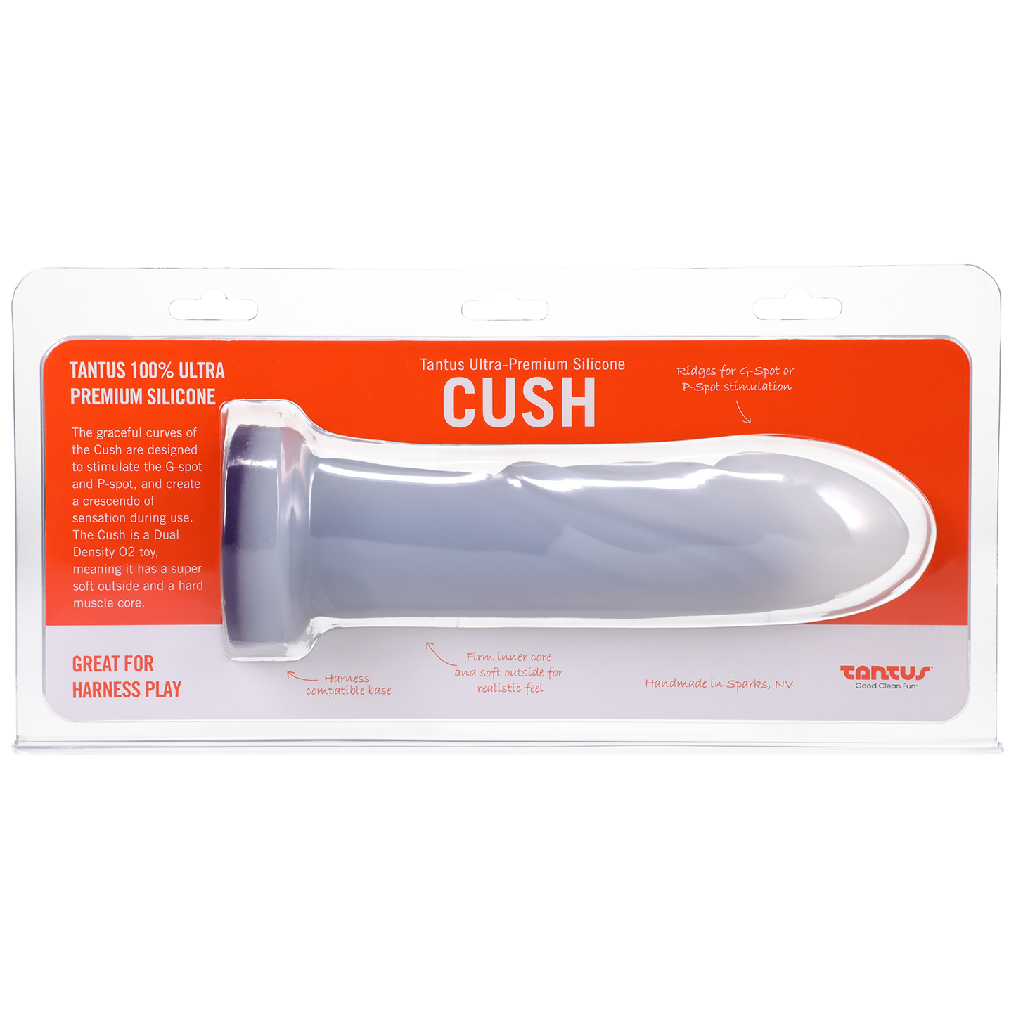 Tantus Silicone Cush O2 Duo Core Dildo