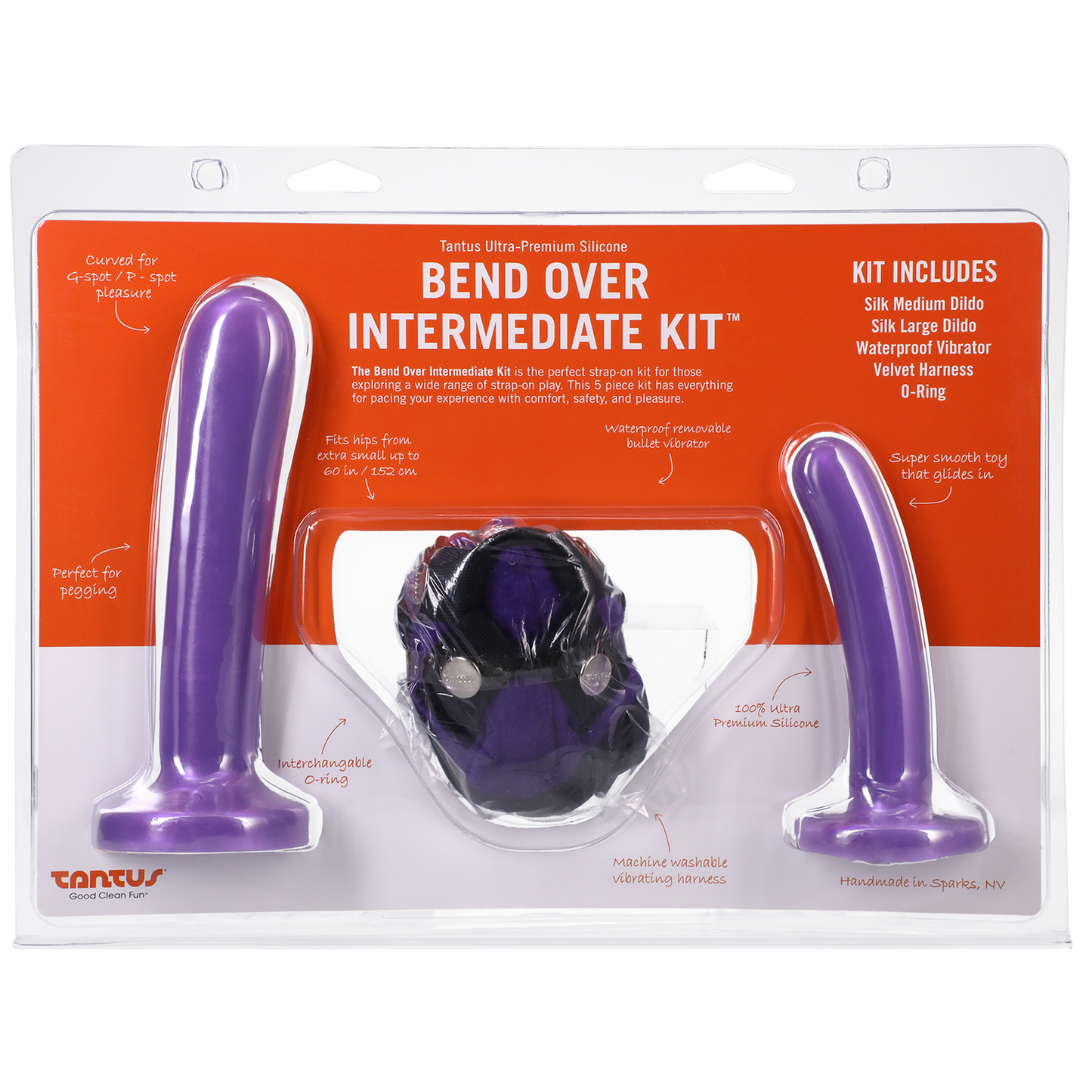 TS4039 - Tantus Bend Over Intermediate Harness Kit Lavender Medium