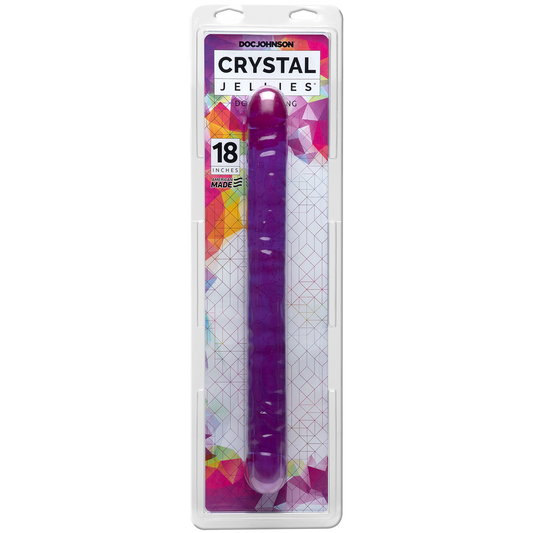 CRYSTAL JELLIES - 18 INCH DOUBLE DO PURPLE