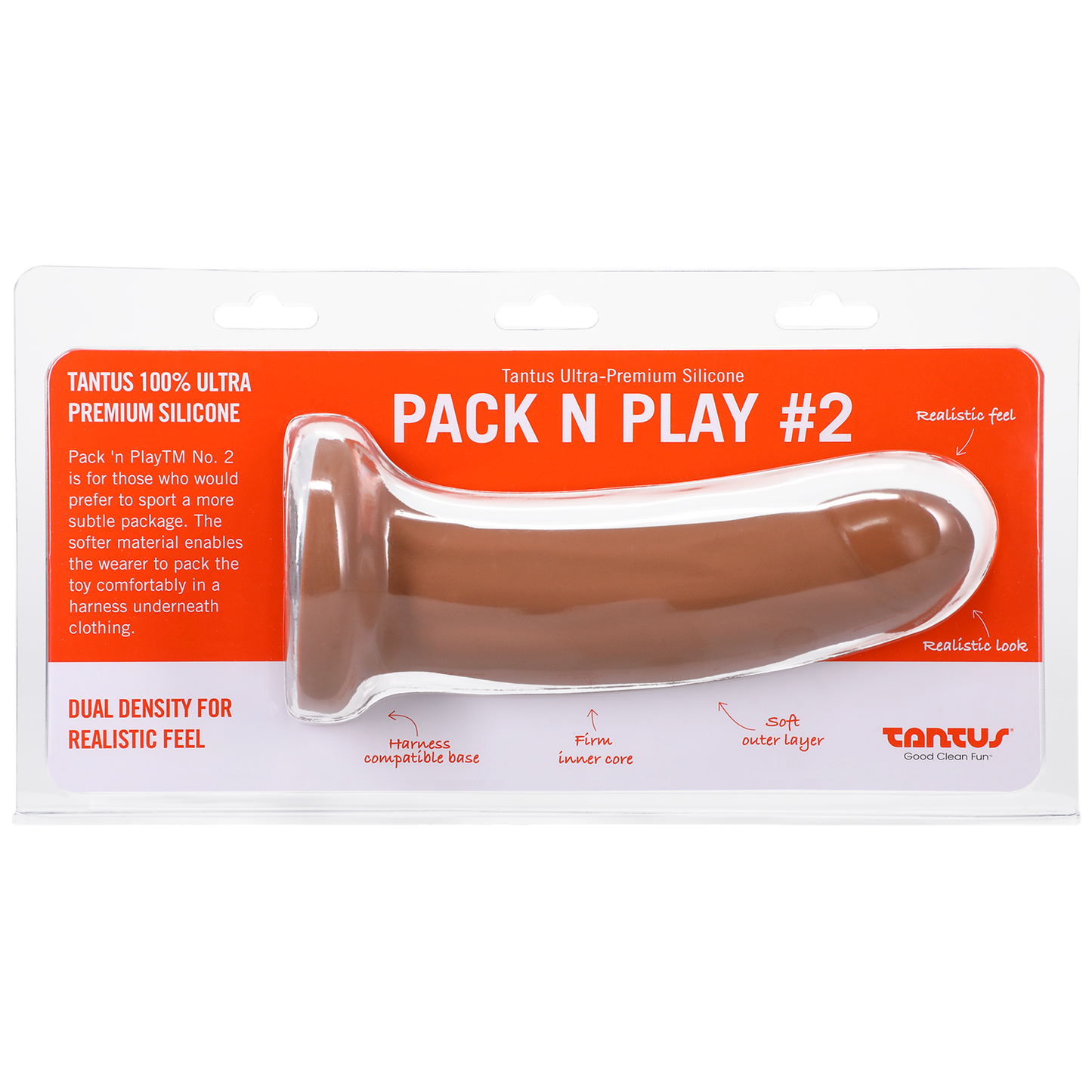 Tantus Silicone Pack'n Play No.2 Dildo